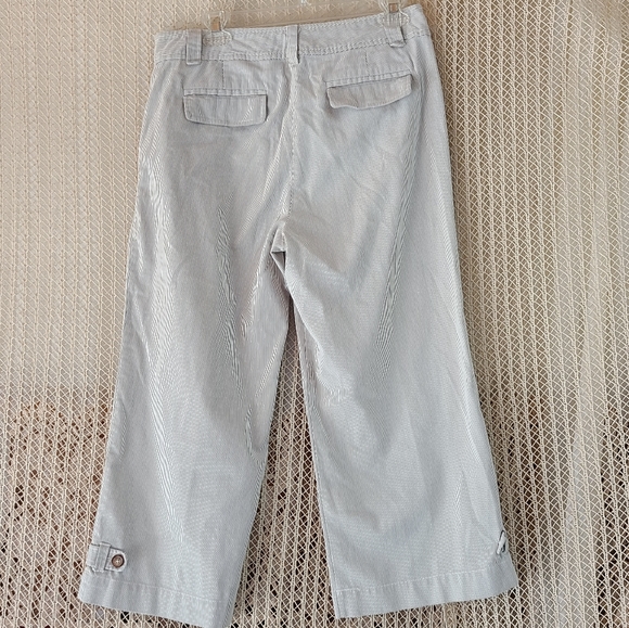 Pin Striped Capri Pants by Nautica Size 10 - Picture 4 of 9
